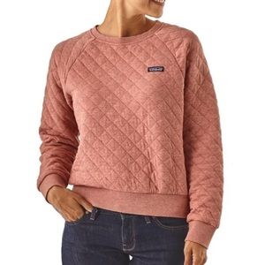 PATAGONIA Quilted Coral Pink Organic Cotton Size XL